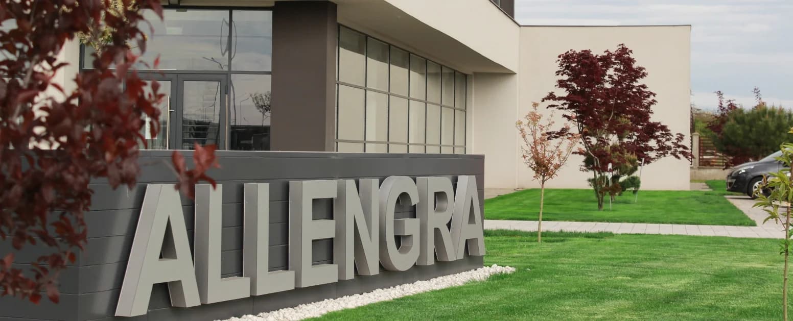 Allengra factory building exterior view