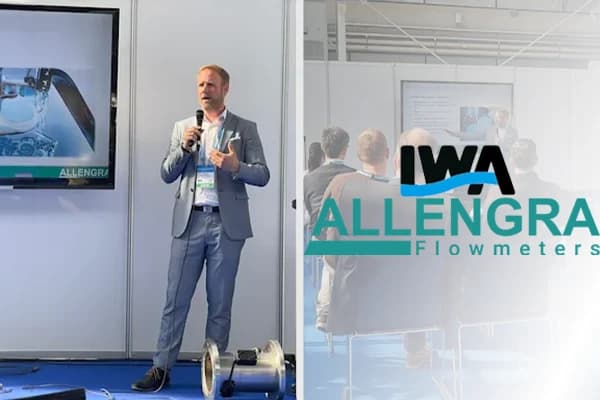 Magnus Manderbach spricht auf dem IWA World Water Congress & Exhibition