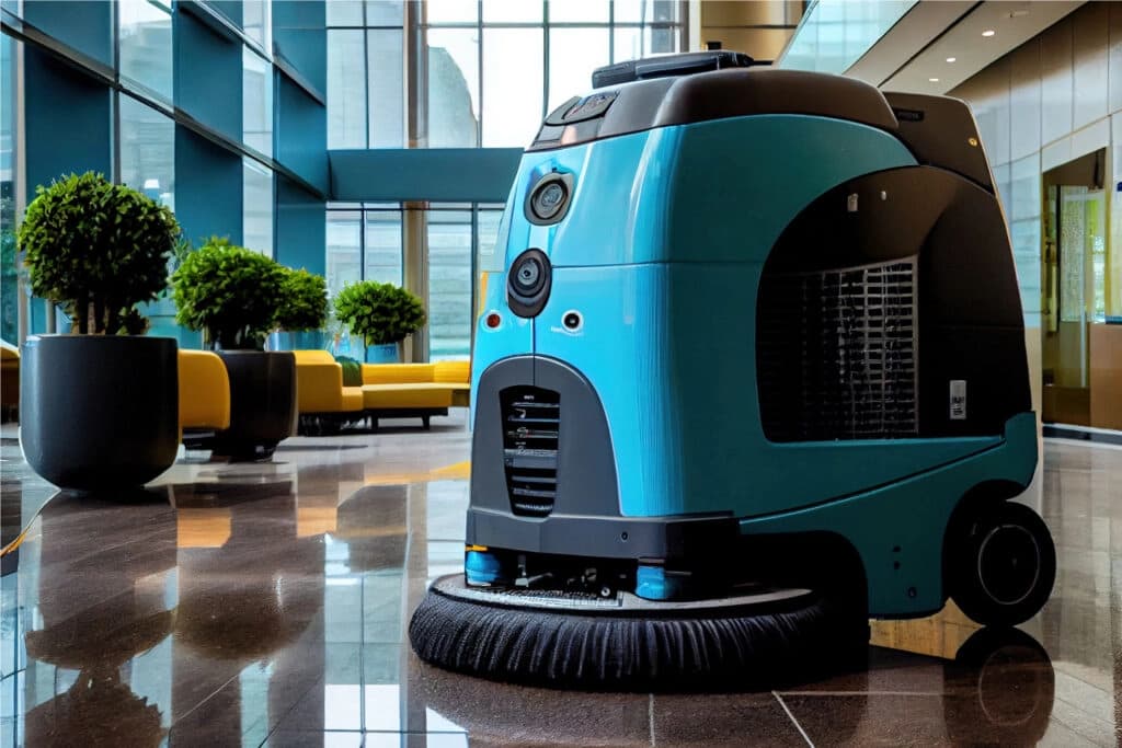 Mașină automată de frecat podele robotizată