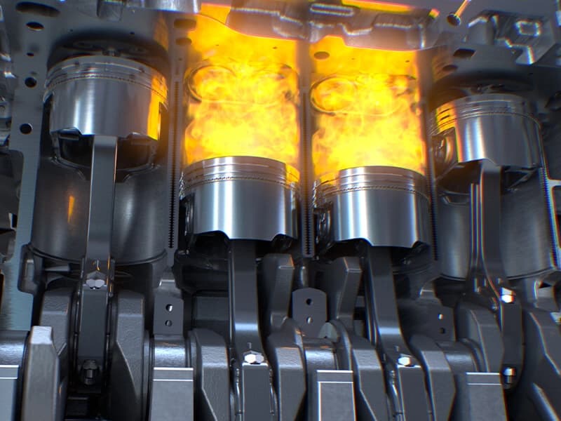 Combustia hidrogenului în automobile