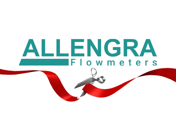 Allengra-Logo mit einem Band, das von einer Schere zerschnitten wird